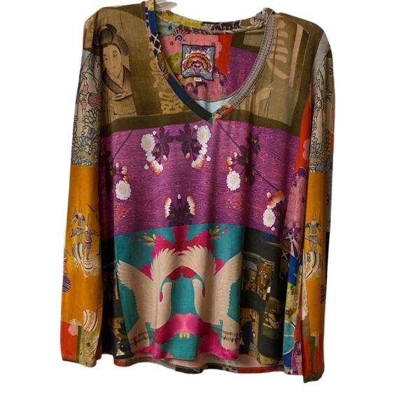 NWOT Johnny was Tokyo favorite bamboo long sleeve size S - Picture 4 of 9